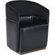 Genval Abbington Black / Cantina Black Wheeled Lounge Chair, Wheeled